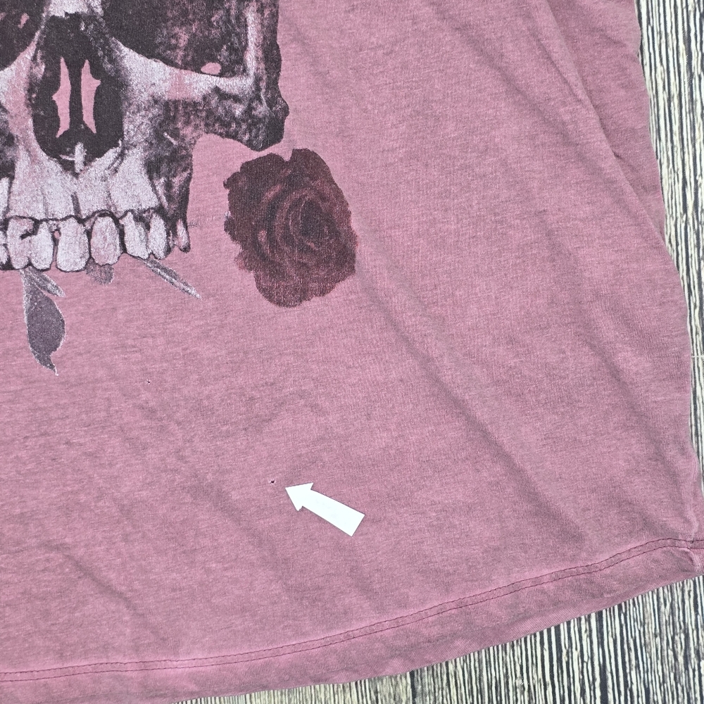 Cotton On Guns N Roses The Swing Tank Floral Skull Printed Tank Top - Picture 9 of 12